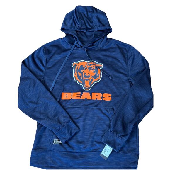 New Era Chicago Bears NFL Men's Stadium Logo Performance‎ Hoodie, Navy Med. NWT - Picture 1 of 6